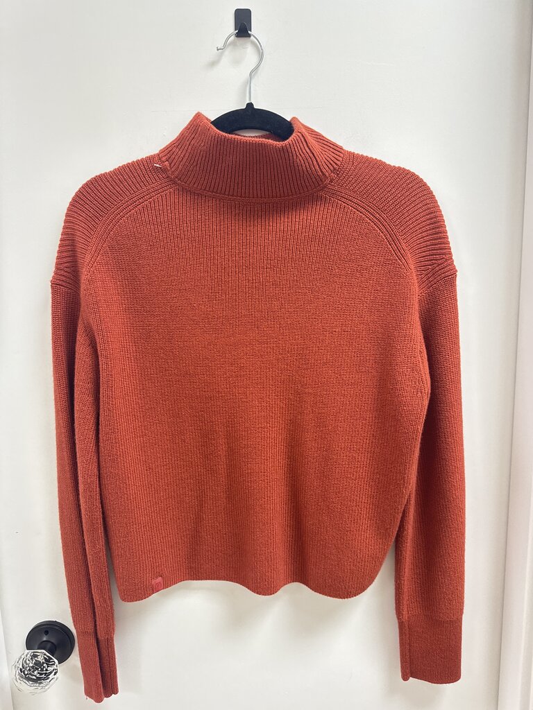 Lululemon Rust Mock Neck Sweater