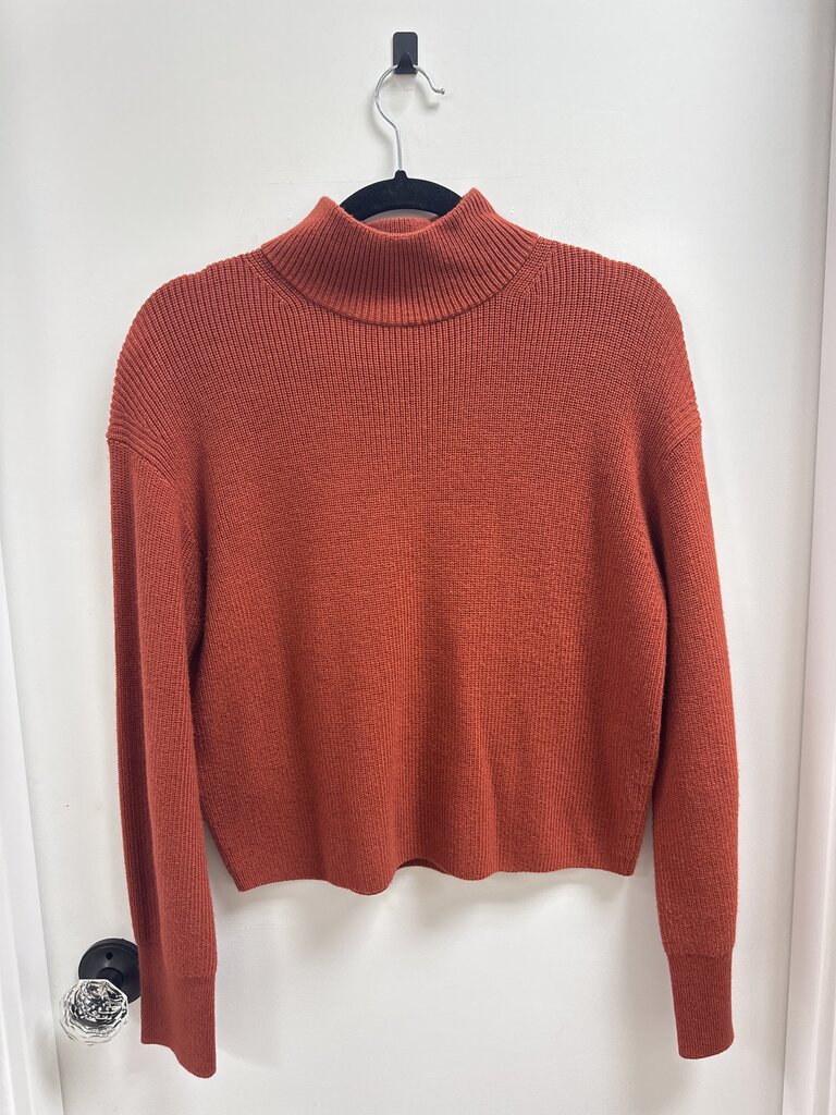 Lululemon Rust Mock Neck Sweater