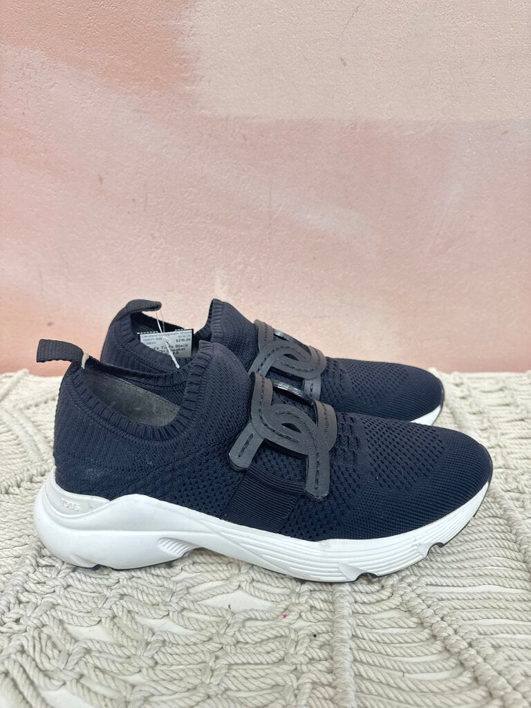 Tod's Black Slip On Sneaker