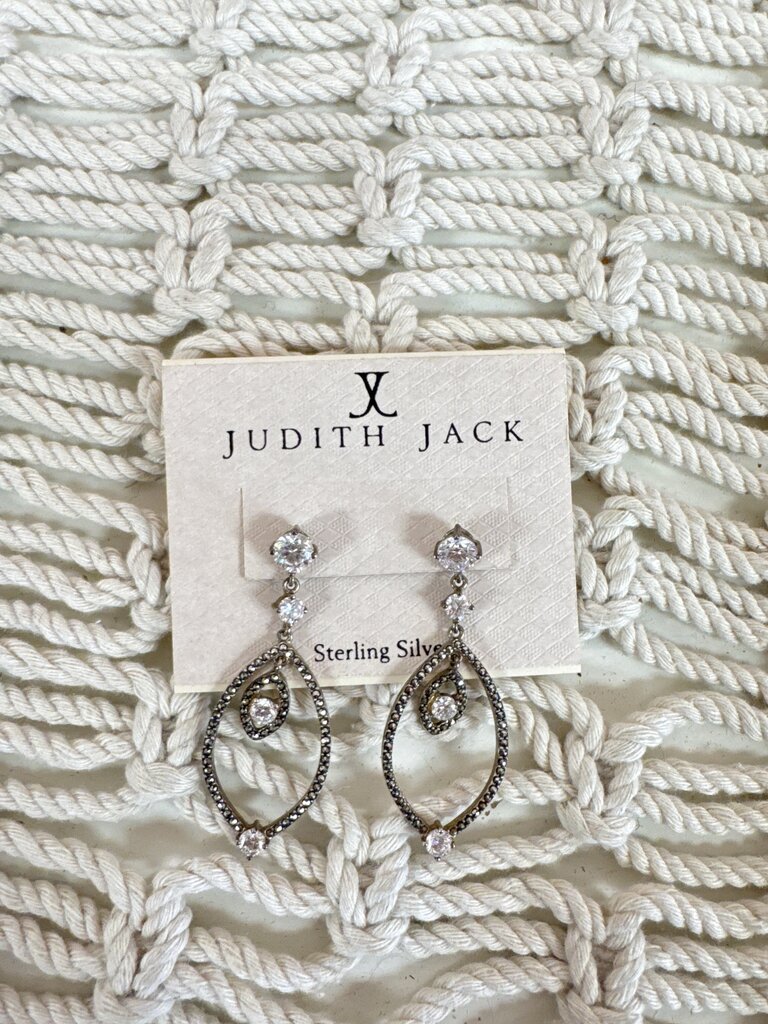 Judith Jack Crystal Drop Earring