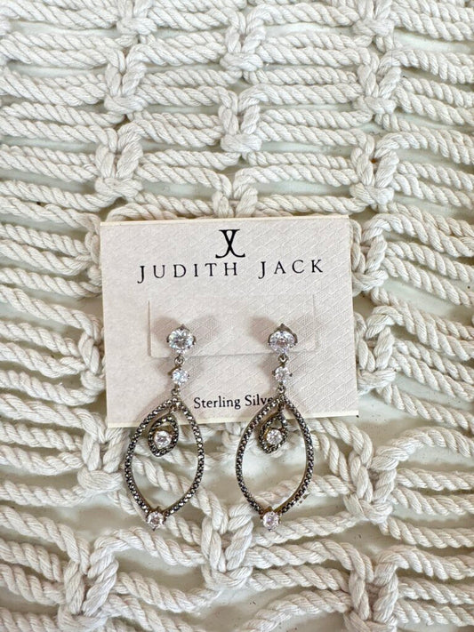 Judith Jack Crystal Drop Earring