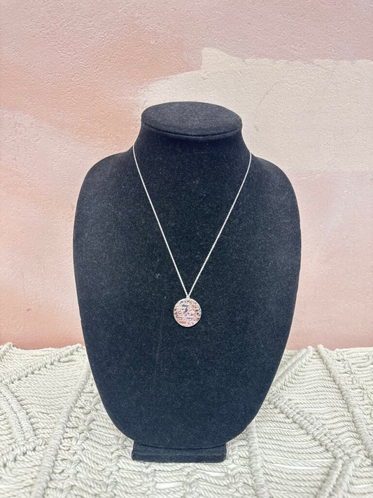 Tiffany & Co Sterling Notes Pendant Necklace