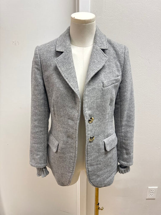 Favorite Daughter Grey Wool Blazer