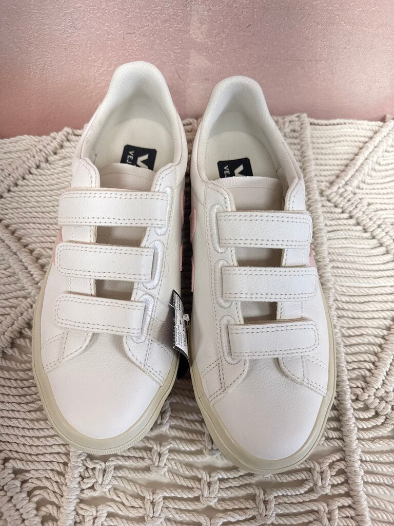 Veja White Velcro Sneaker