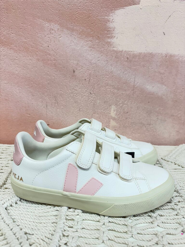 Veja White Velcro Sneaker