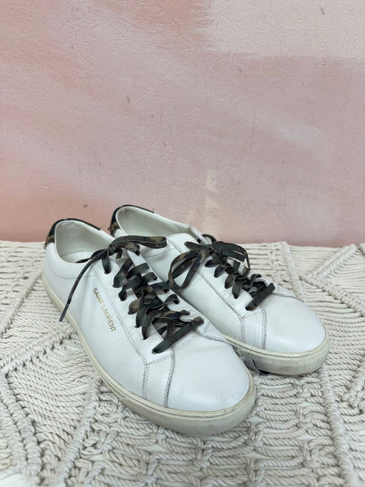 Saint Laurent White w/ Camo Laces Sneaker