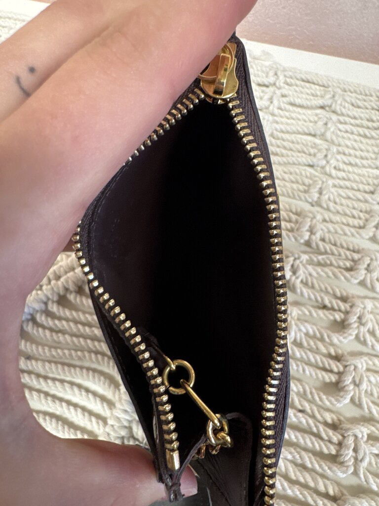 Louis Vuitton Maroon Vernis Card Holder w/Dustbag