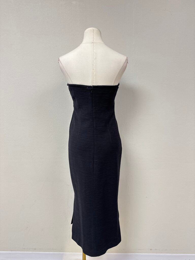 Alexis Black Strapless Cocktail Dress