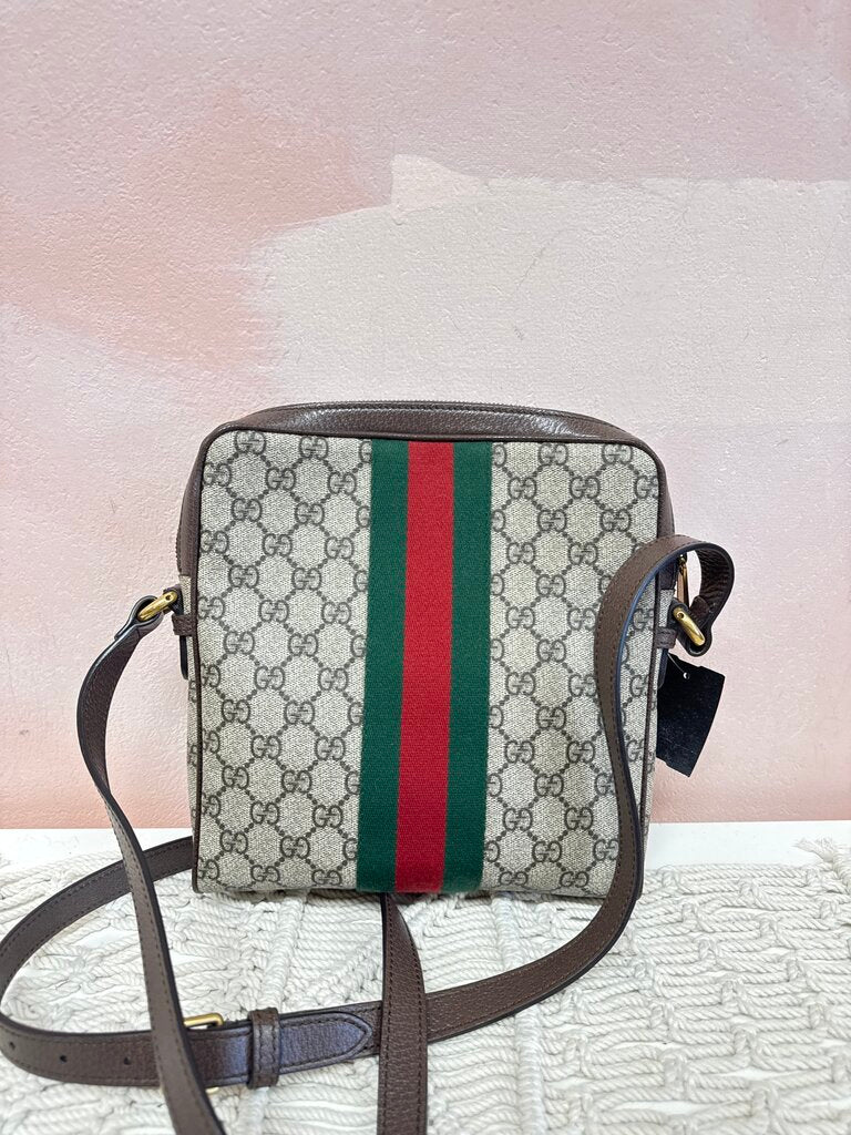 Gucci GG Supreme Ophidia Messenger Crossbody w/Dustbag