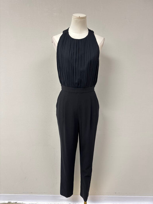 Alice + Olivia Black T-Back Jumpsuit (As Is)