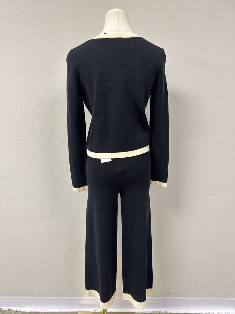 Sunday's Black Knit Cardigan and Pant NWT
