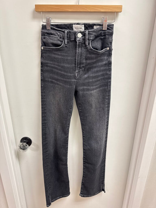 Frame Black Straight Leg Jean