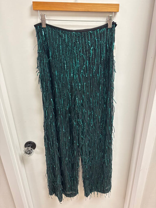 Maeve Green Sequin Pant