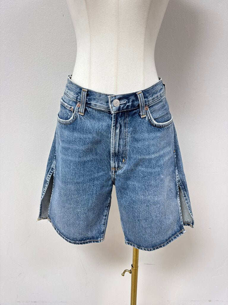 AGOLDE Denim Split Shorts NWT