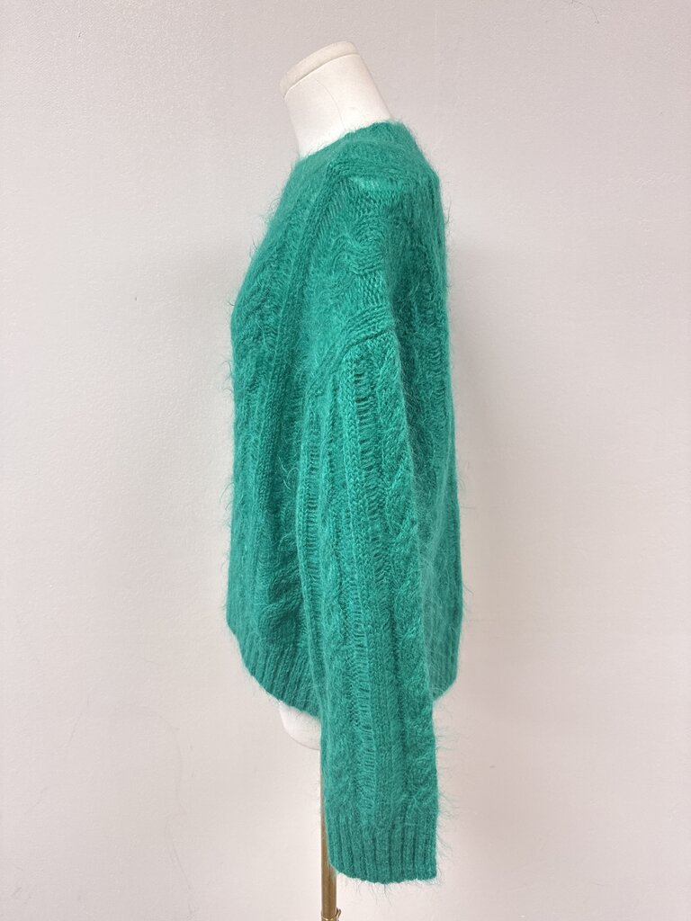 Cos Emerald Cable Knit Sweater NWT