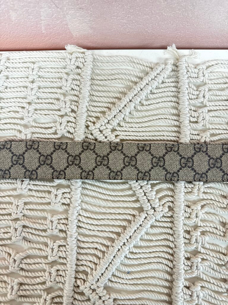 Gucci Monogram Marmont Belt w/Dustbag