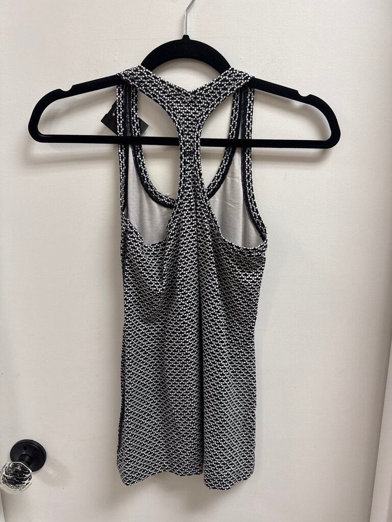 Lululemon Black and White Printed Tank