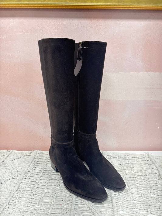 Aquatalia Brown Suede Tall Boot