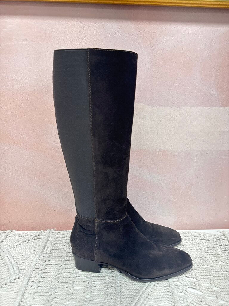 Aquatalia Brown Suede Tall Boot
