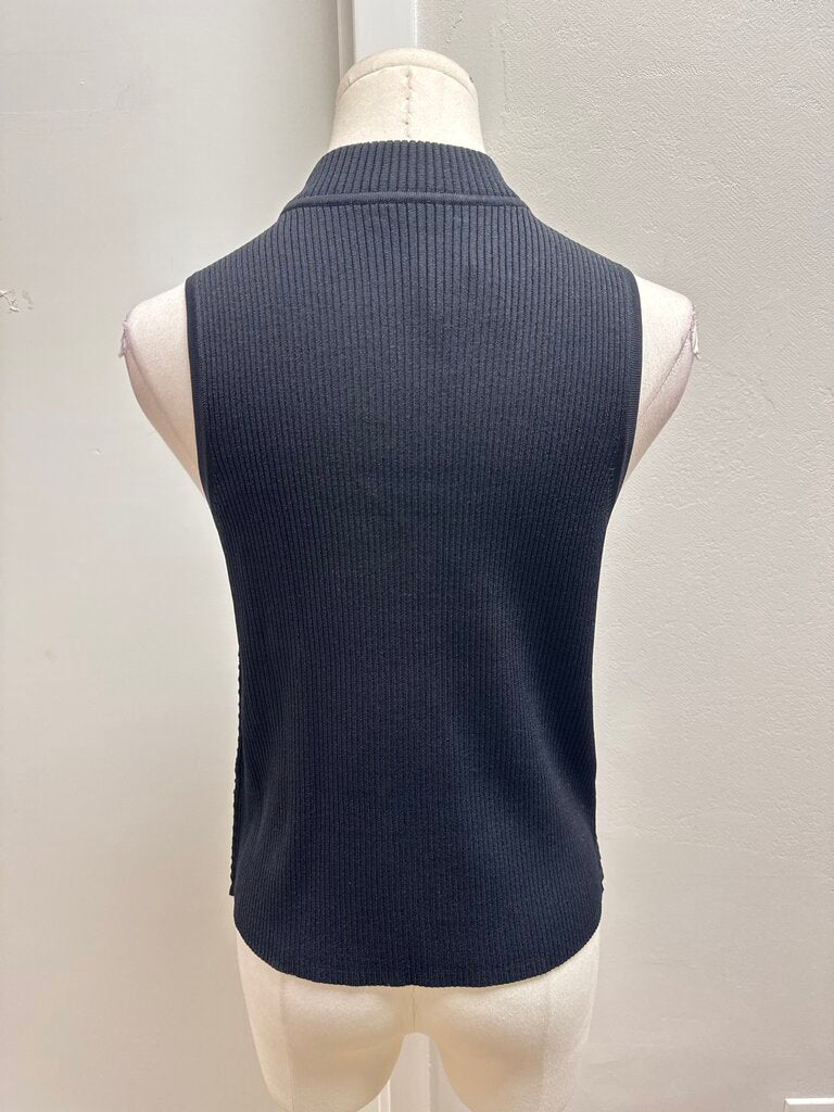 rag & bone Black Perforated Top