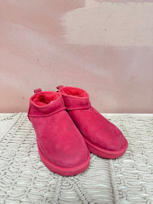 Ugg Pink Shearling Bootie