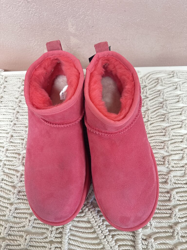 Ugg Pink Shearling Bootie
