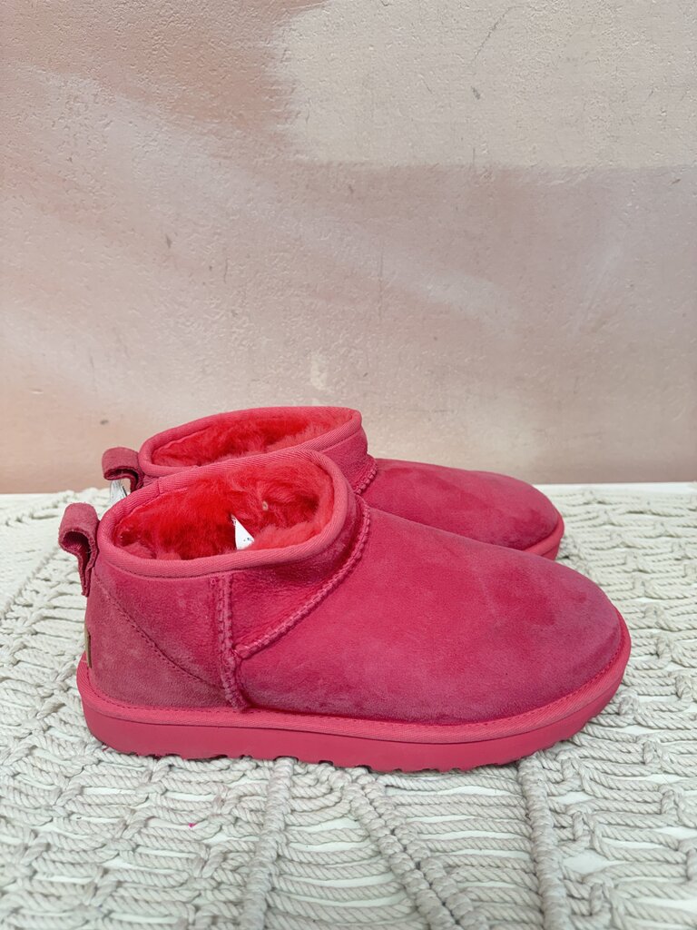 Ugg Pink Shearling Bootie