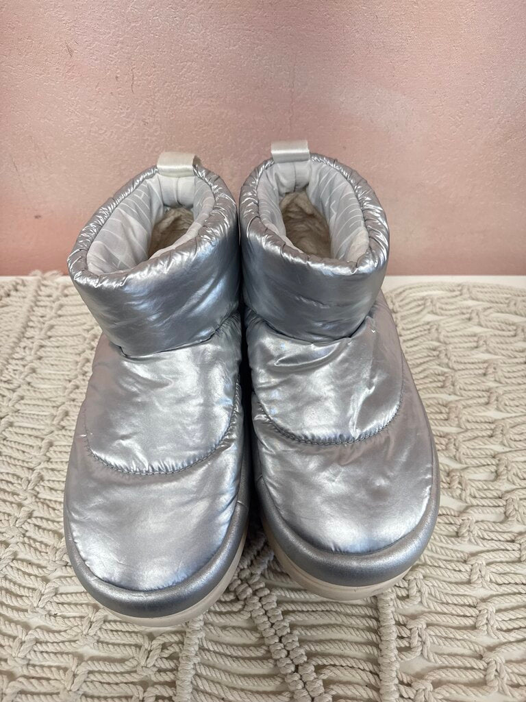 Ugg Silver Quilted Bootie