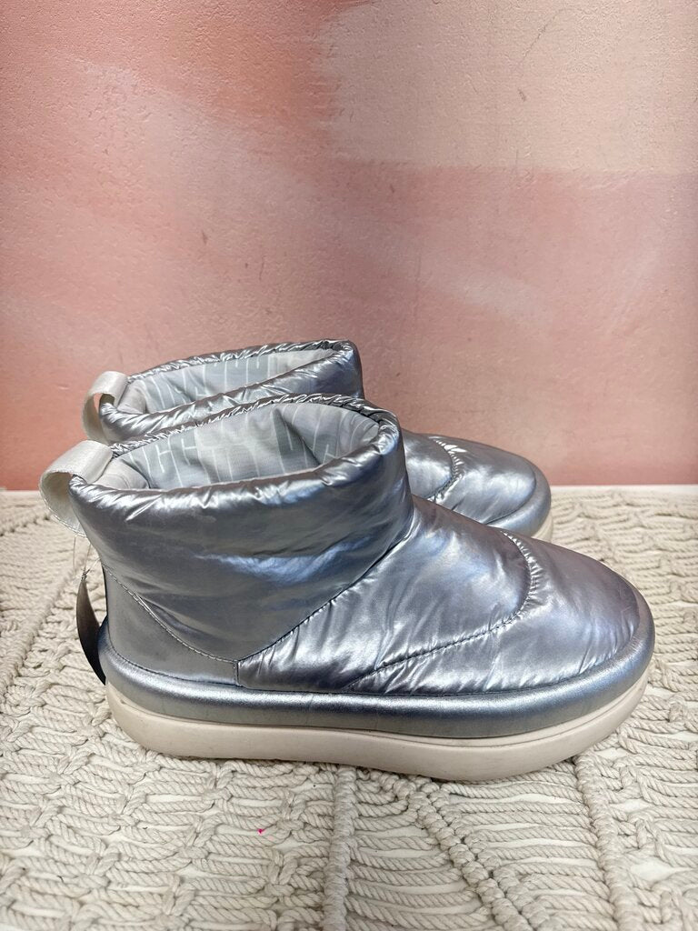 Ugg Silver Quilted Bootie