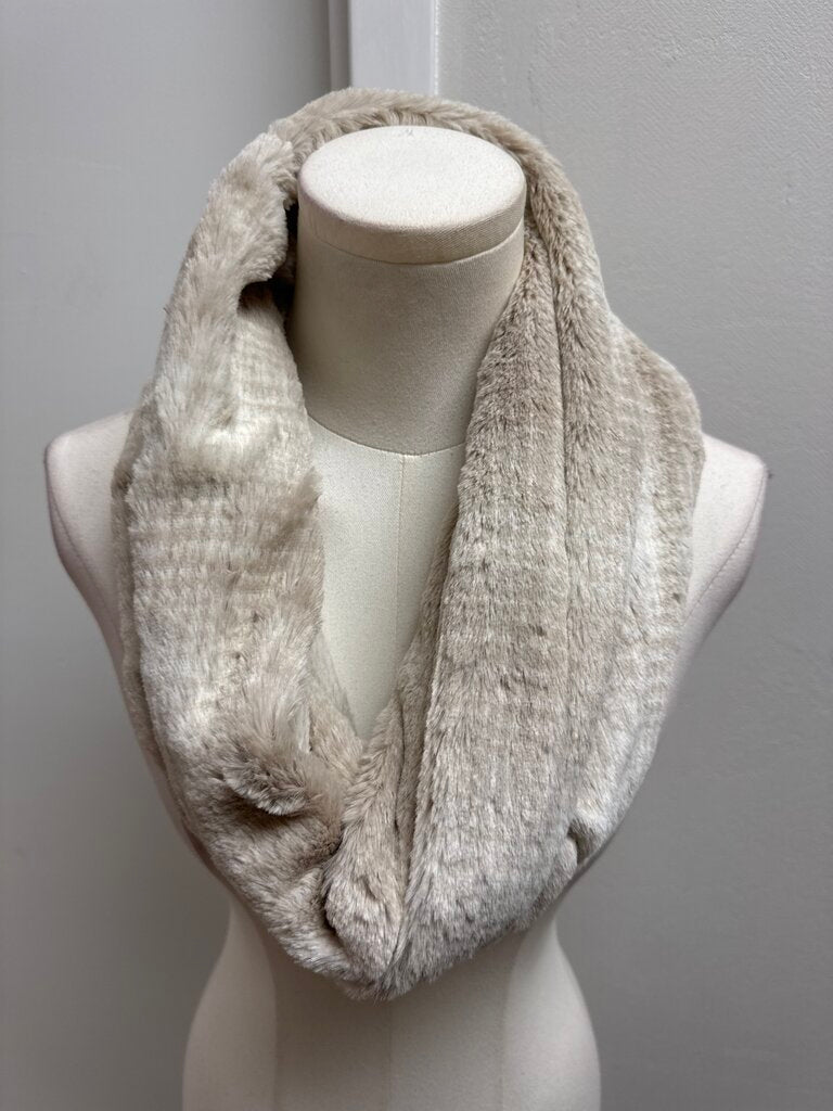 Sleeping on Snow Tan Infinity Scarf NWT