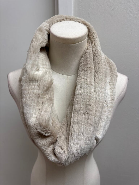 Sleeping on Snow Tan Infinity Scarf NWT