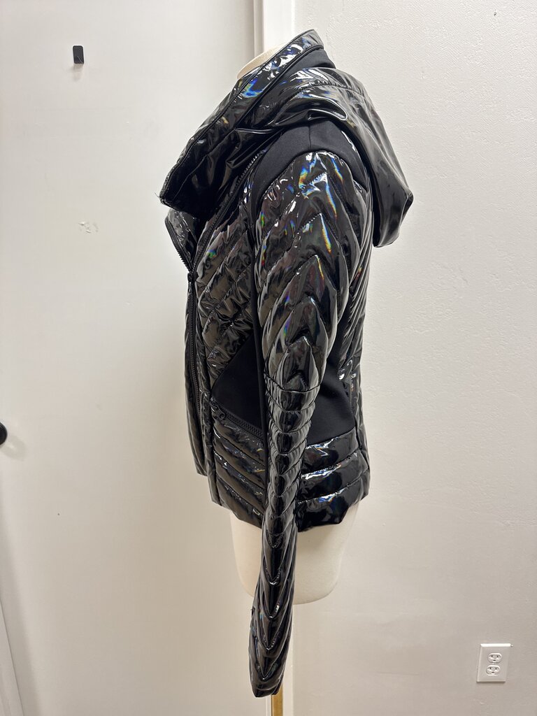 Blank Noir Black Patent Jacket