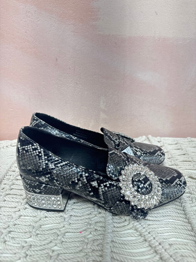 Jeffrey Campbell Snake Print Loafer