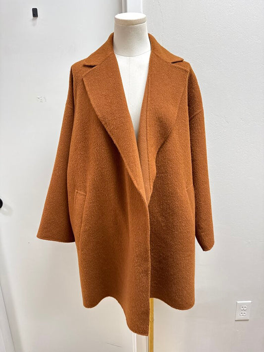 Max Mara Cognac Overcoat