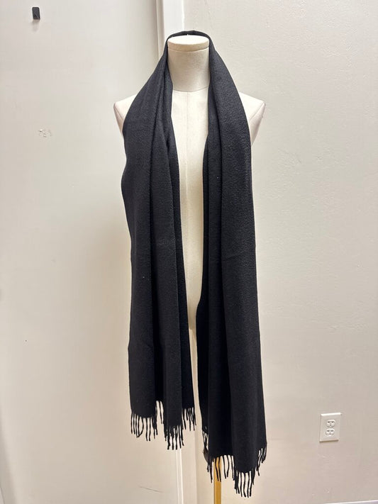 Max Studio Black Cashmere Scarf