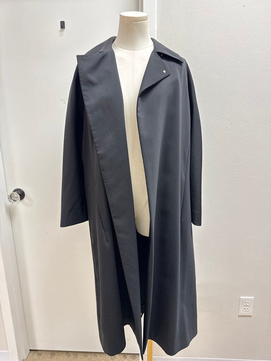 Donna Karan Black Overcoat