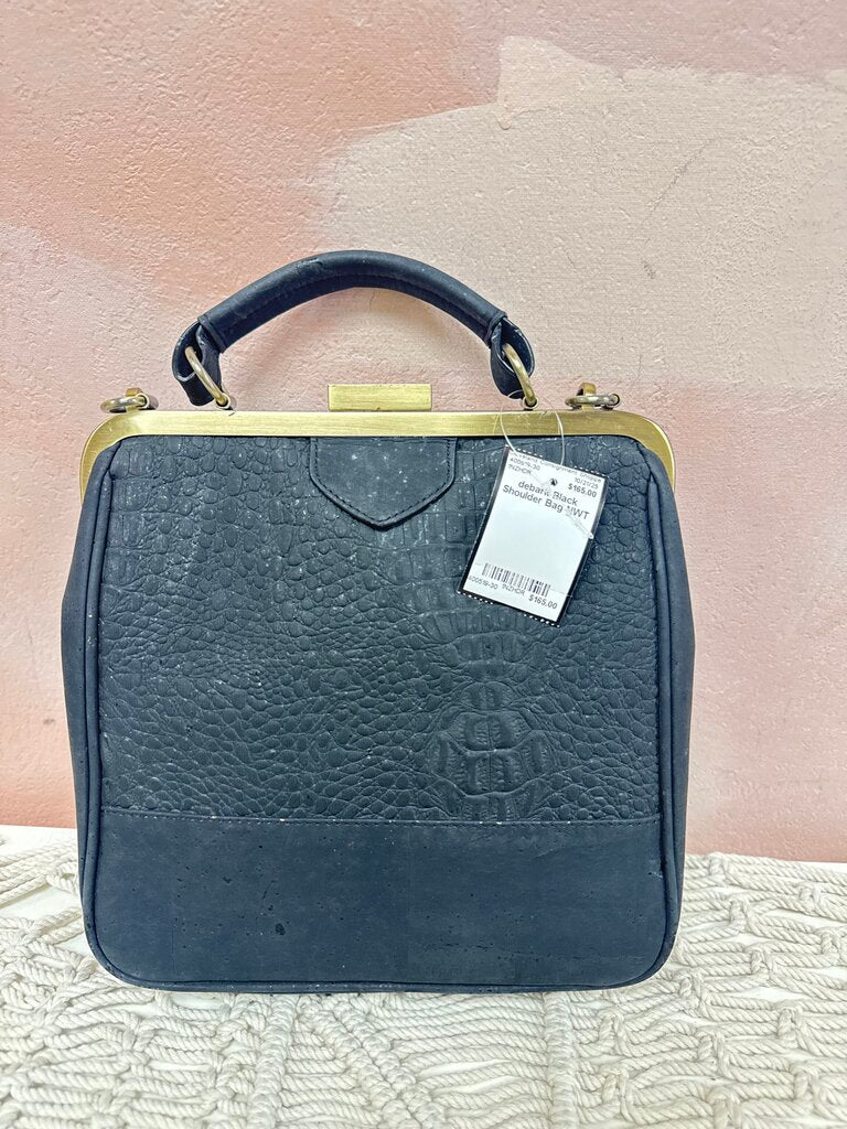 bebebark Black Shoulder Bag NWT