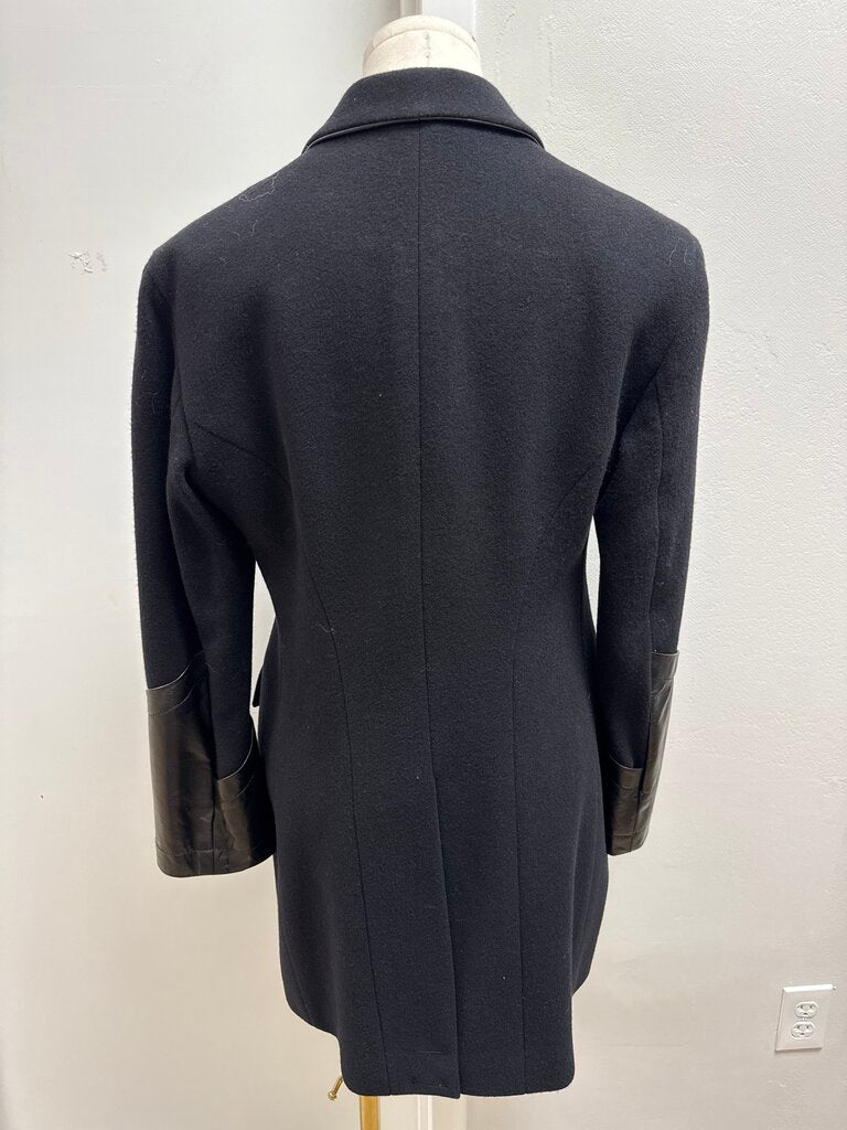 Donna Karan Black Vintage Overcoat