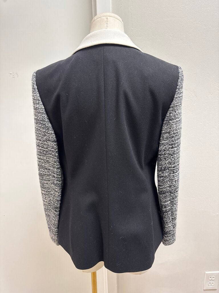 Escada Black and White Tweed Blazer