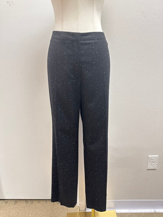 Escada Black Pin Dot Flannel Trouser