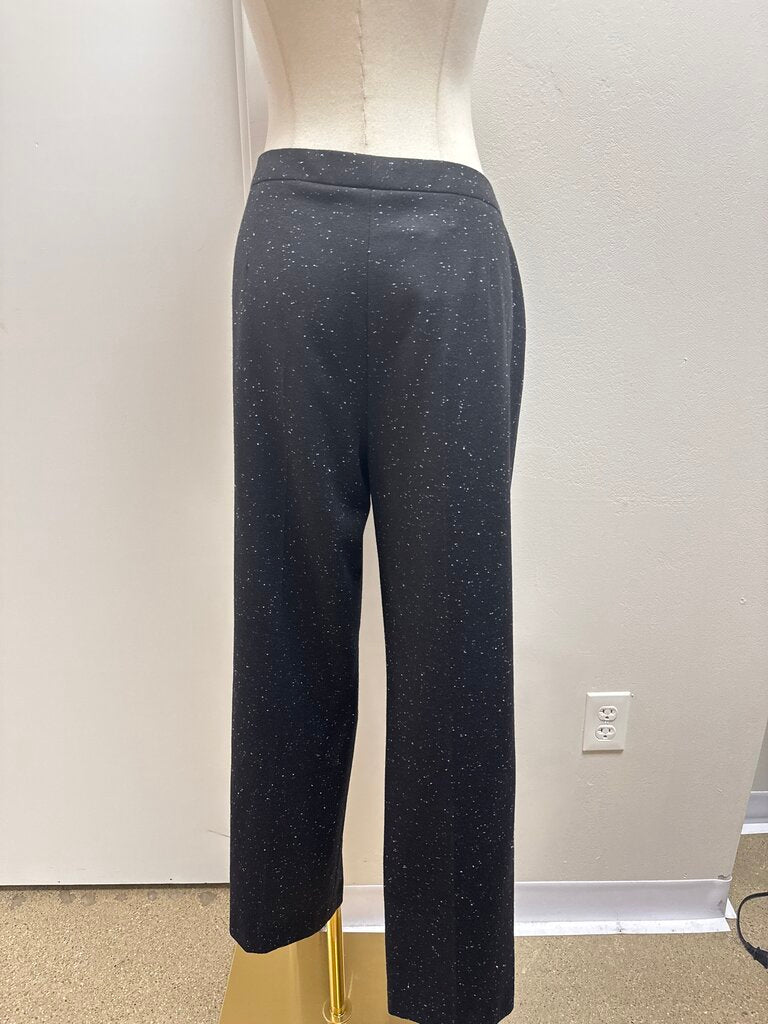 Escada Black Pin Dot Flannel Trouser