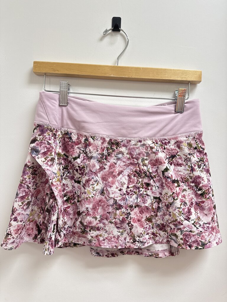 Lululemon Pink Floral Skirt