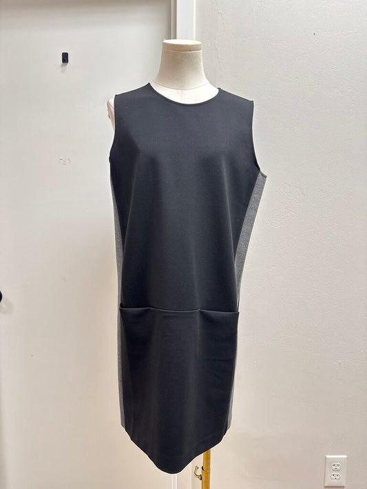 ATM Black and Grey Sheath Dress