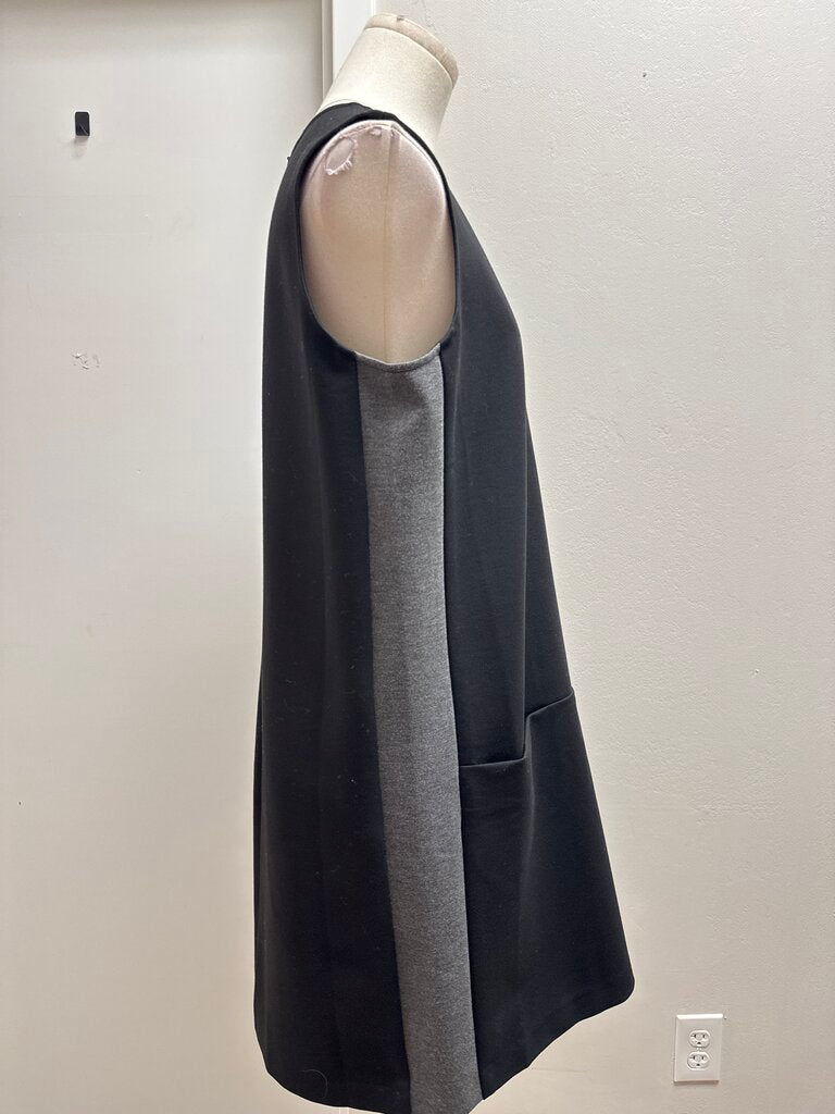 ATM Black and Grey Sheath Dress