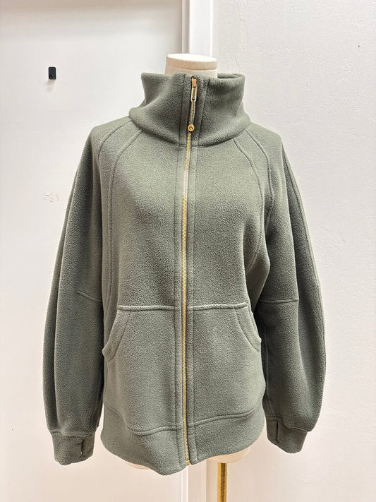 Lululemon Olive Fleece Jacket