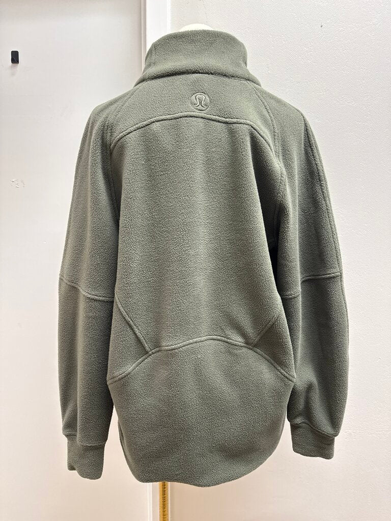 Lululemon Olive Fleece Jacket