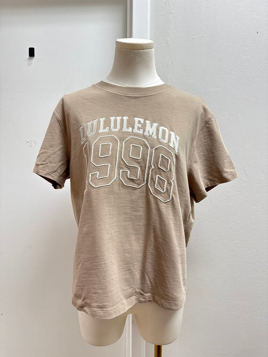 Lululemon Tan Graphic Tee
