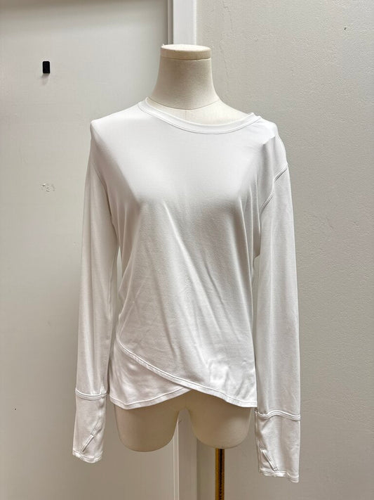 Lululemon Ivory Long Sleeve Tee