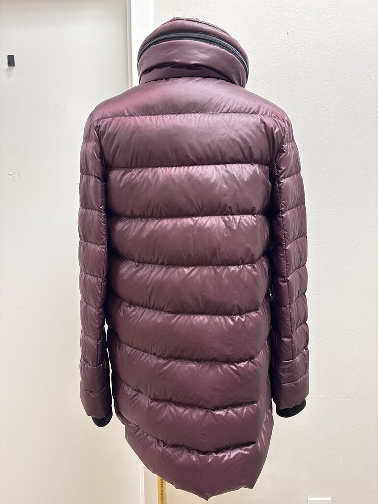 Bernardo Maroon Quilted Puffer