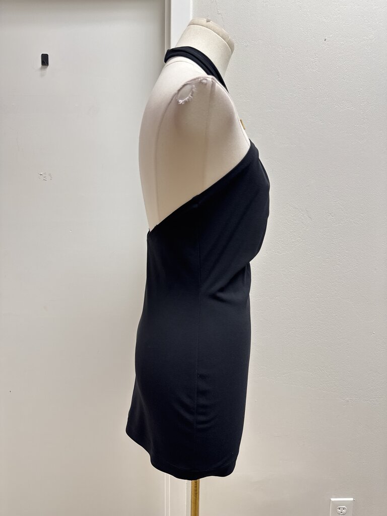 Donna Karan Black Halter Top